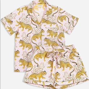 Printfresh Baggeera Leopard Short Pajama Set - M